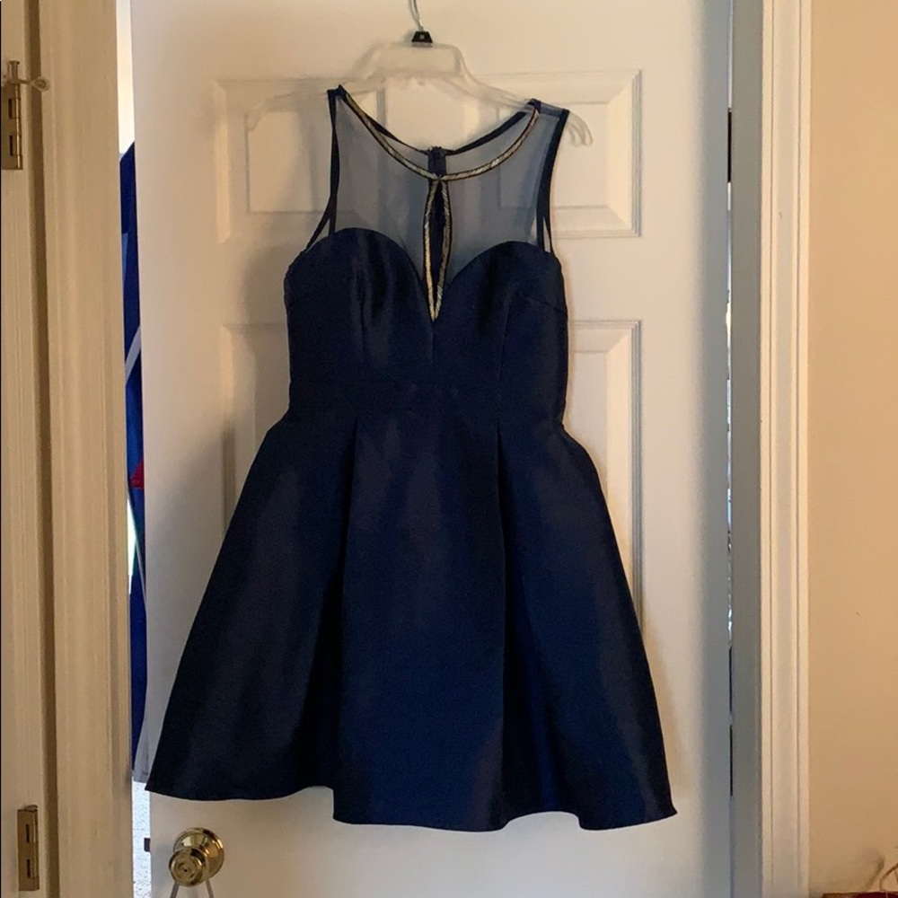 Navy formal dress size L
